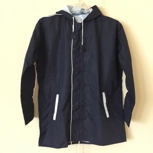 Lotus Men’s Rainwear Jacket w/Hood Blue Size XXL